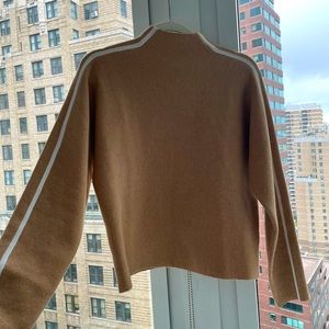 High Neck Camel Sweater
